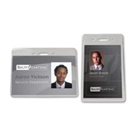 Pen2Paper Proximity Badge Holder, Horizontal, 3.5 in. x 2.38 in., 50-PK, Clear, 50PK PE523753